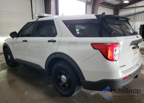 2020 Ford Explorer Police Interceptor из США, поврежденный, VIN 1FM5K8AB8LGA96949